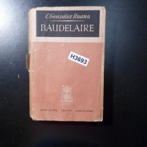 Baudelaire Del Autor Cesar Gonzalez-ruano H3693