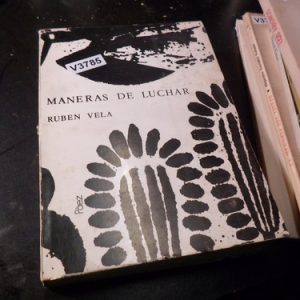 Maneras De Luchar Rubén Vela Firmado V3785