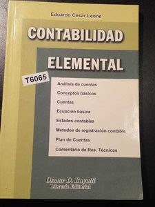 Leone, Eduardo César Contabilidad Elemental