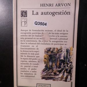 La Autogestion Henry Arvon Q3504