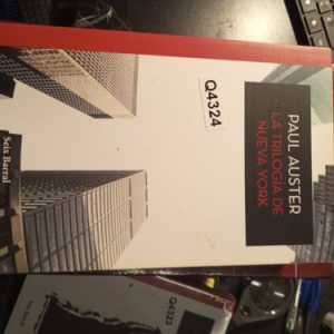 Trilogía De Nueva York Paul Auster