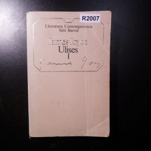Ulises I James Joyce Seix Barral R2007