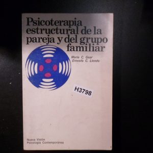 Psicologia Estructural De La Pareja  Gear M H3798