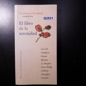 El Libro De La Serenidad Catherine Rambert Q2521