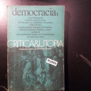 Crítica & Utopía. Latinoamericana De Ciencias Sociales R2959