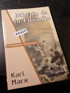 Karl Marx - Miseria De La Filosofía -