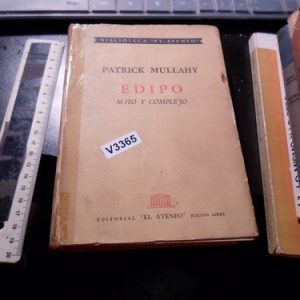 Edipo, Mito Y Complejo - Patrick Mullahy V3365
