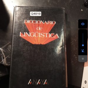 Diccionario De Lingüistica Anaya
