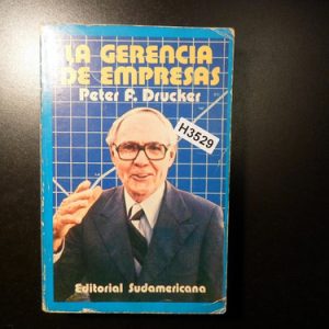 La Gerencia De Empresas Peter Drucker H3529