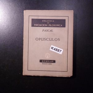 Pascal Opusculos K4887