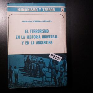 El Terrorismo En La Historia Universal Y Argentina R2409