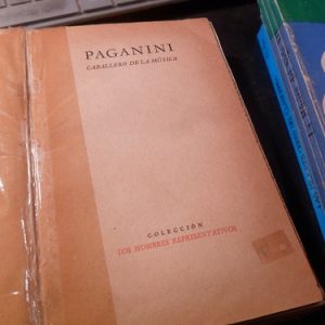 Libro Paganini Caballero De La Music