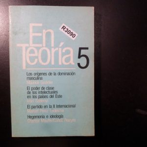 En Teoría. Nº 5. Maurice Godelier R3090