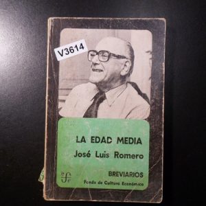 Jose Luis Romero, La Edad Media, V3614