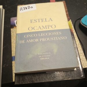 Cinco Lecciones De Amor Proustiano Ocampo