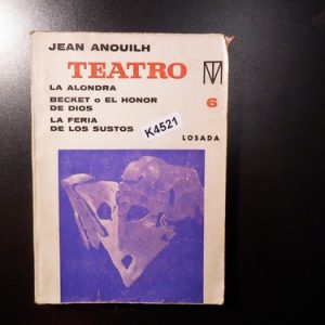 Jean Anouilh Teatro K4521