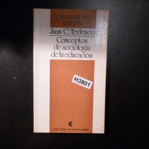 Juan Tedesco Conceptos De Sociologia H3801