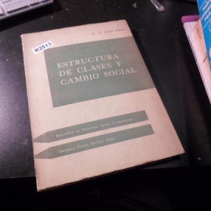Estructura De Clases Y Cambio Social - Costa Pinto R2513