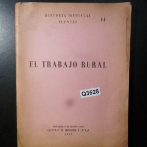 Historia Medieval Fuentes Trabajo Rural Q3528