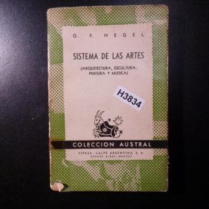 Sistema De Las Artes Hegel H3834