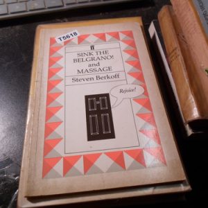 Sink The Belgrano (and Massage) Steven Berkoff