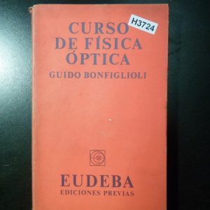 Curso De Física Óptica Guido Bonfiglioli H3724