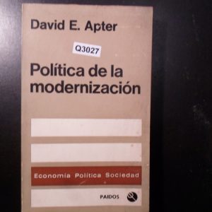 Politica De La Modernizacion David Apter Q3027