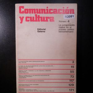 Comunicación Y Cultura Editorial Galerna Número 4 R2051