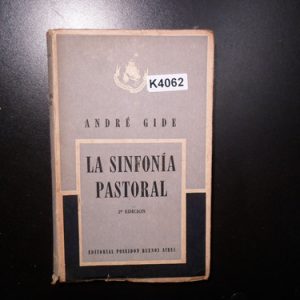 La Sinfonía Pastoral Andre Gide K4062