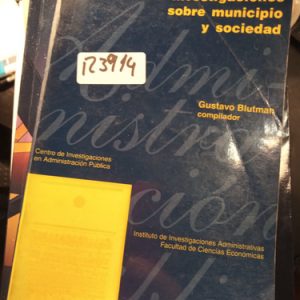 Investigaciones Sobre Municipio Y Sociedad