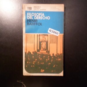 Filosofía Del Derecho Henri Batiffol R3060