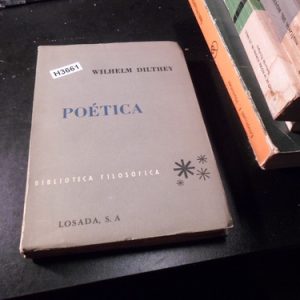 Wilhelm Dilthey Poética H3661