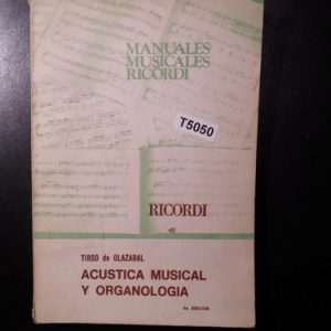 Manuales Musicales Ricordi T5050