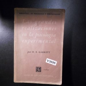 Las Grandes Realizaciones  Psicología Exp Garret V3695