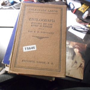 Historia De Los Estilos Artisticos. Hartmann