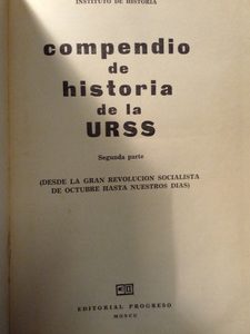 Compendio De Historia De La Urss