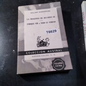 William Shakespeare La Tragedia De Ricardo Iii Enrique Viii
