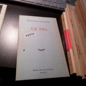 Le Sel - Jocelyne François V2777