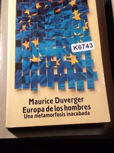 Maurice Duverger Europa De Los Hombres