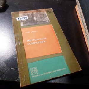 Musicologia Comparada - Curt Sachs -