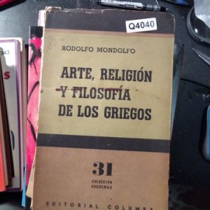 Arte, Religión -y Filosofía De Los Griegos