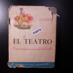 El Teatro Conversaciones Con Paul Gsell K4570