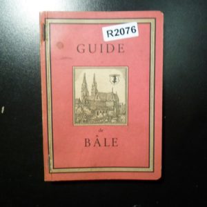 Guide De Bale Rudolf Suter Edicion 1952 R2076
