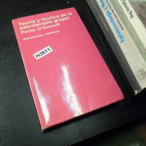 Teoría Y Técnica De La Psicoterapia Grupal - O´donnell H3611