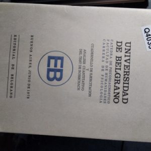 Cuadernillo De Ejercitacion Y Analisis Cuantitativo Del Test