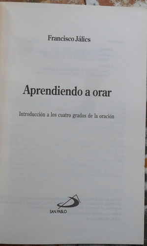 Aprendiendo A Orar Francisco Jálics San Pablo