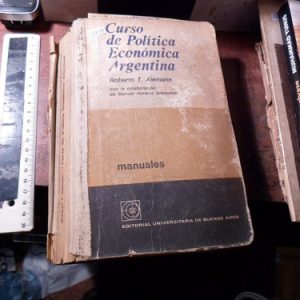 Curso De Politica Economica Argentina Roberto Alemann (v1649