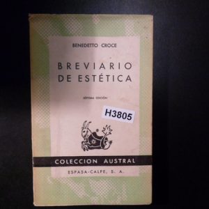 Brevario De Estética Benedetto Croce H3805