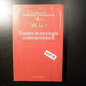 Ensayos De Sociologia Contemporanea Max Weber V3715