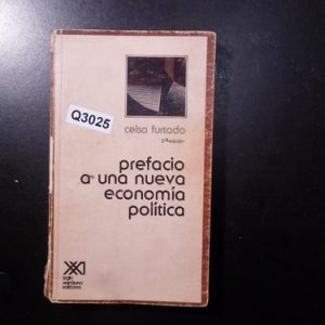 Prefacio A Una Nueva Economia Politica, Celso Furtado Q3025